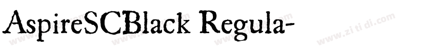 AspireSCBlack Regula字体转换 AspireSCBlack Regula字体转换